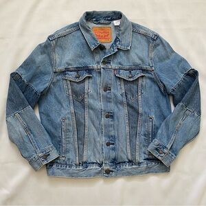 Levis Trucker Jean Jacket Men's Medium Blue Denim